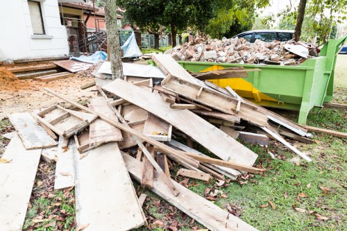Home clearance professionals removing items from a house